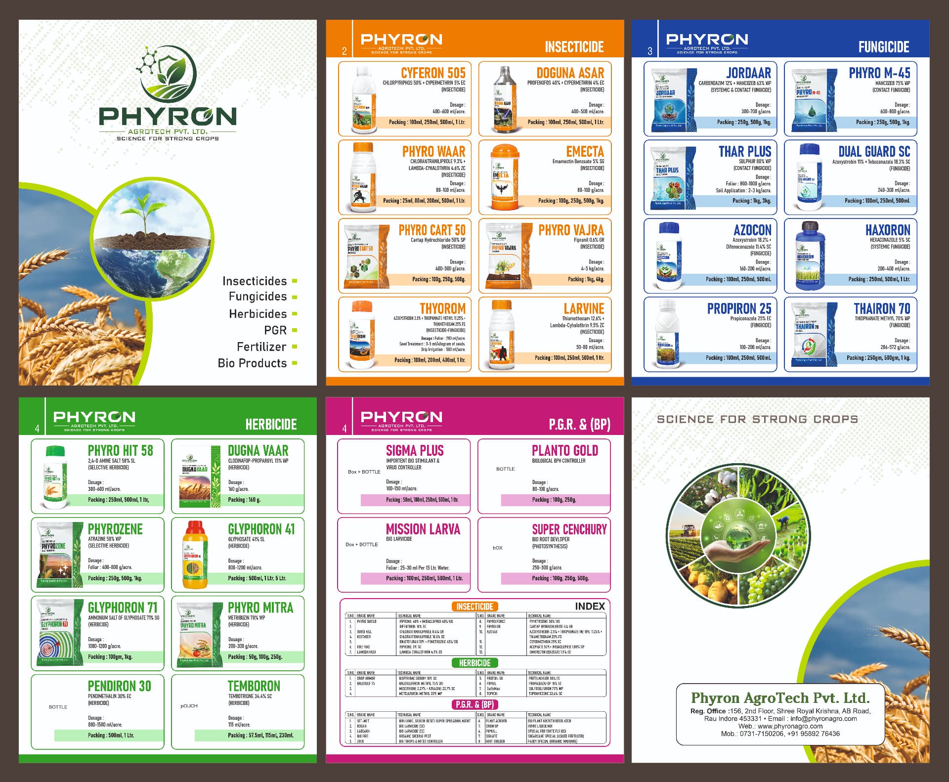 Phyron Agrotech product brochure